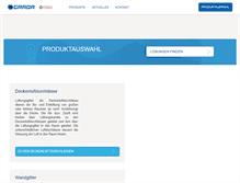 Tablet Screenshot of lueftungsgitter.com